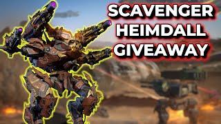 WR - Scavenger Heimdall Giveaway + Beacon Rush Gameplay | War Robots