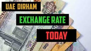 UAE Dirham Exchange rate today الدرهم الإماراتي مقابل سعر صرف اليوم aj ka dirham exchange rate