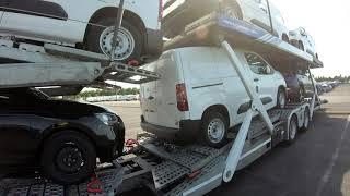 Car transporter in Europe. Автовоз по Европе.