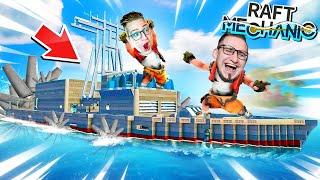 ФИНАЛ ВЫЖИВАНИЯ В RAFT MECHANIC! РАЗОГНАЛИ ПЛОТ ДО 999КМ/Ч!