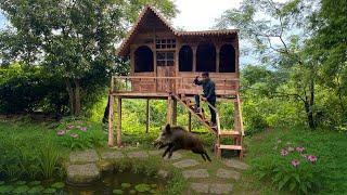 Build a Wild Boar Log Cabin: Safe, Strong Shelter in the Wild