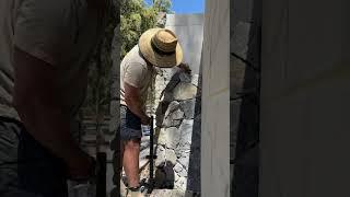 Real life stone Tetris #stonework #stonemason #stonemasonry #stoneart