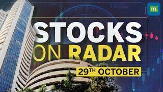 Stocks On Radar: Bharti Airtel, Federal Bank, JSW Infra, Tata Tech In Focus | October 29 Updates