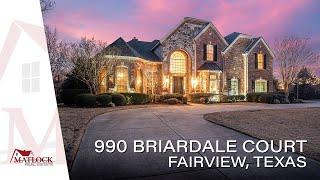 990 Briardale Court, Fairview, Texas - Luxury Real Estate For Sale in Lovejoy ISD In Stunning 4K!