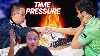 Wei Yi vs Vidit Gujrathi | A tale of time pressure | Global Chess League