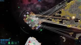 Cosmoteer E2. Mining ships, factories, and your own space station