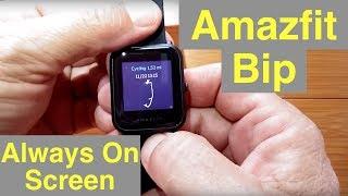 XIAOMI HUAMI AMAZFIT BIP Fitness Smartwatch "Always On" Screen: Unboxing and 1st Look