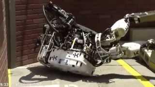 A Compilation of Robots Falling Down at the DARPA Robotics Challenge