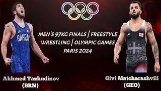 Paris Olympics 2024: 97 kg Men's Freestyle Wrestling Final for Gold