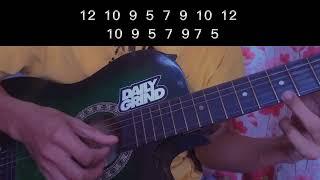 1 String intro - Buko ( Jerih Lim) (Guitar fingerstyle tutorial )