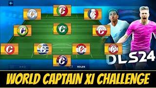 DLS 25 CAPTAIN XI CHALLENGE  Dream League Soccer 2024 Captain Team Building 