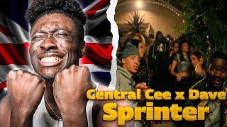 Central Cee x Dave - Sprinter [Music Video]  REACTION