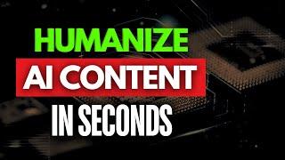 How to Humanize AI Content in Seconds with AI Detector Pro!