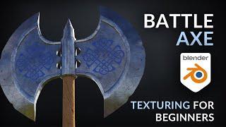 Create a Viking Axe in Blender 2.9 (Texturing for Beginners)