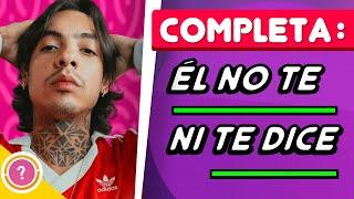  Completa la CANCIÓN de Natanael Cano Quiz de música Mexicana | Natanael Cano