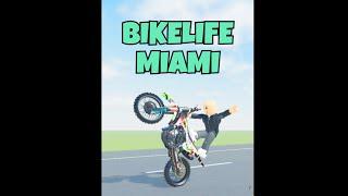 Dirtbike Wheelies  (Bikelife Miami Roblox) #shorts #dirtbike #roblox #wheelie