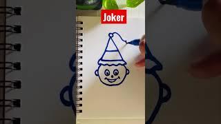 A = Joker #easy #drawing #shorts