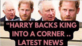 HARRY REFUTES AND BACKS KING INTO A RIGHT ROYAL CORNER … LATEST #kingcharles #meghan #princeharry