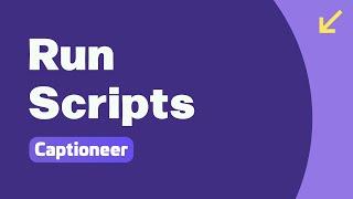 Run Scripts (.jsx)