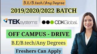 OFF-CAMPUS HIRING FOR 2019/2020/2022 BATCH || MUST WATCH