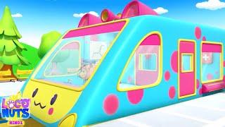 Train Song For Kids, पीकाबू + More Hindi Rhymes and Loco Nuts Cartoon Videos