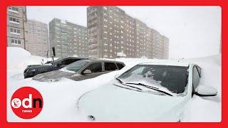 Siberian City Buried: Norilsk Hit By Two Months of Snow in Just Five Days