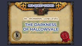 RS3: The Darkness of Hallowvale Quest Guide | 4K | Ironman