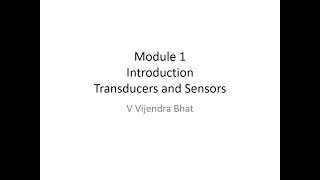 Module 1: 2. Elements of Mechatronics Systems