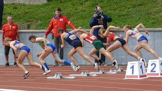 Dorina Pfiszterer (HUN) 12.27 1st Place 100 m Girls U16 Znojmo 2022