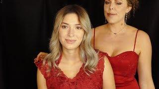 Ultra Relaxing, Ultra HD  4K Hairbrushing with Natalia & Corrina, Whispering, Scalp, Hair Play