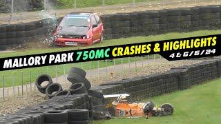 Mallory Park Crashes/Highlights, 750MC, 4 & 6/10/24