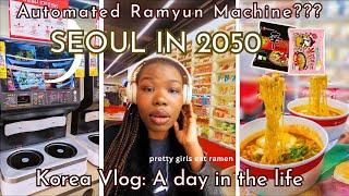 KOREA is Living in the FUTURE: automated ramyun machine, instant rice? | Seoul in 2050 | UNI VLOG