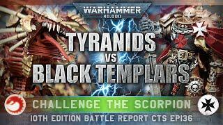 Black Templars Space Marines vs Tyranids Warhammer 40K Battle Report 10th Edition 2000pts