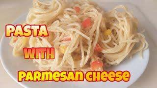 Pasta with parmesan cheese / easy recipe