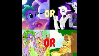 MLP: Who is the better ship {Applespike,rarity pants,raraspike,carameljack}