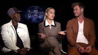 Don Cheadle, Brie Larson & Chris Hemsworth - AVENGERS: ENDGAME