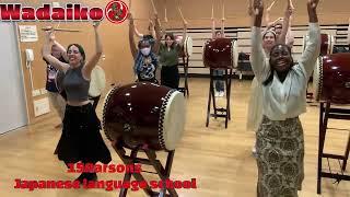 Wadaiko Experience 15 people Japanese language school