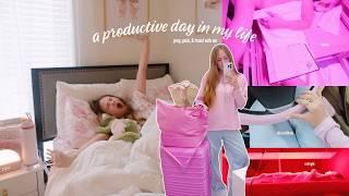 a productive + realistic day in my life  prep, pack, & travel with me to visit my boyfriend