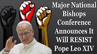 Major National Bishops Conference Announces It Will Resist Pope Leo XIV