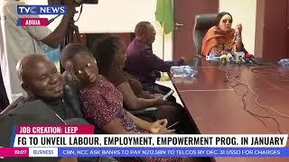 FG To Unveil Labour, Employment, Empowerment Prog. In January 2025