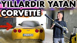 Yıllardır Yatan Corvette C6’yı İlk Kez Çalıştırdık, Temizledik!