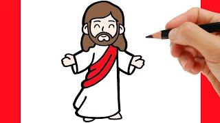 How to draw Jesus Christ || Jesus drawing || Easy drawings step by step || Pencil drawing pictures