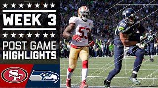 49ers vs. Seahawks | NFL Week 3 Game Highlights
