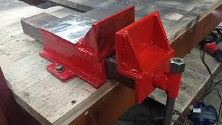 Jak zrobić imadło stalowe , DIY Metal Vise || homemade ( самодельный ТИСКИ )