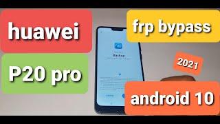 huawei p20 pro frp bypass 2021