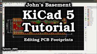 KiCad 5 #28 Editing Footprints Directly On The PCB.