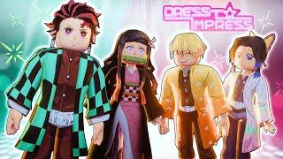 ¡Sólo puedes vestirte de DEMON SLAYER en DRESS TO IMPRESS!  #teamgritón