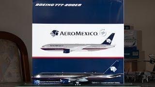 JC Wings 1:200 Aeromexico 777-200ER Unboxing & Review [4K]