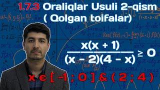 Oraliqlar usuli 2 qism. Oq To'plam (1996 - 2007)