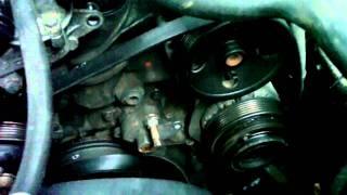 how to replace belt tensioner shock..mercedes w202 c230